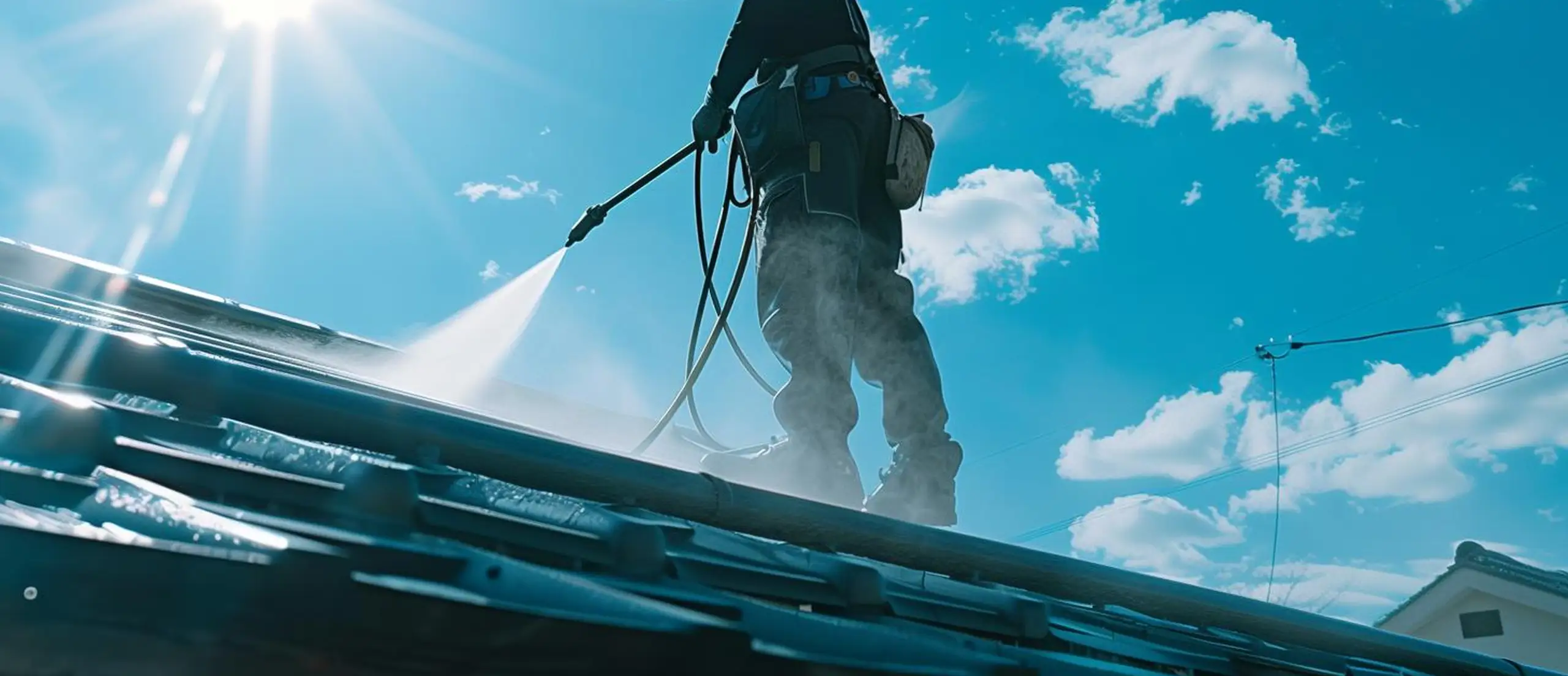 nettoyage mécanique, respectueux de la toiture